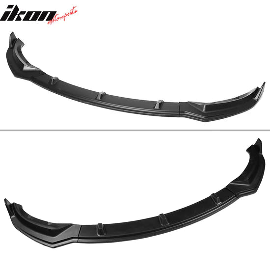 2017-2023 Tesla Model 3 Style Front Bumper Lip PP - GLOSS BLACK