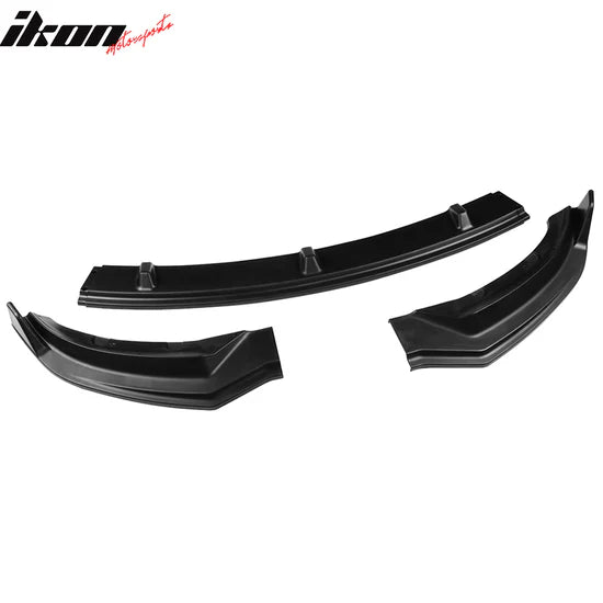 2017-2023 Tesla Model 3 Style Front Bumper Lip PP - GLOSS BLACK