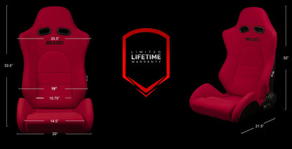 ADVAN Series Sport Reclinable Seats - Priced Per Pair