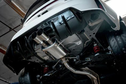 REMARK STAINLESS STEEL SPORTS TOURING EXHAUST WITH FRONT PIPE: CIVIC TYPE R FL5 2023+