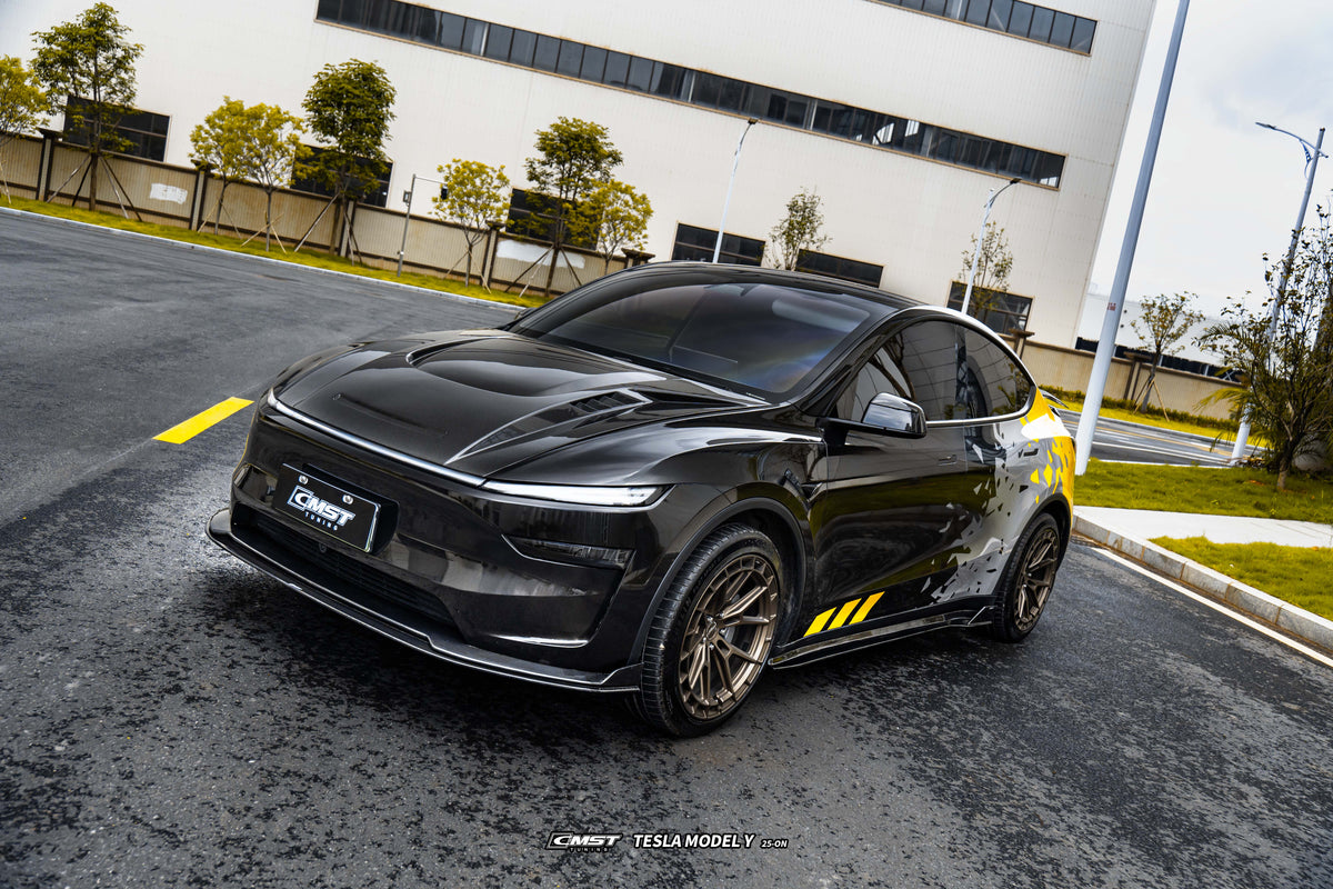 CMST Tuning V1 Front Lip for Tesla Model Y Juniper 2026-ON Carbon Fiber / FRP