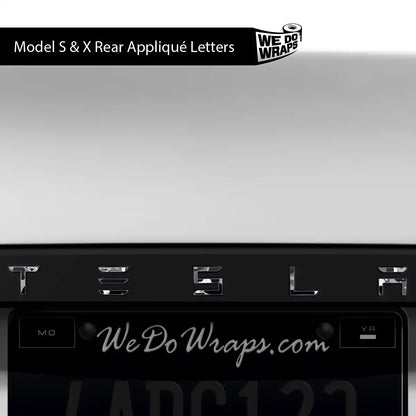 Camo Tesla Emblem Decals (Front + Back) | Model S