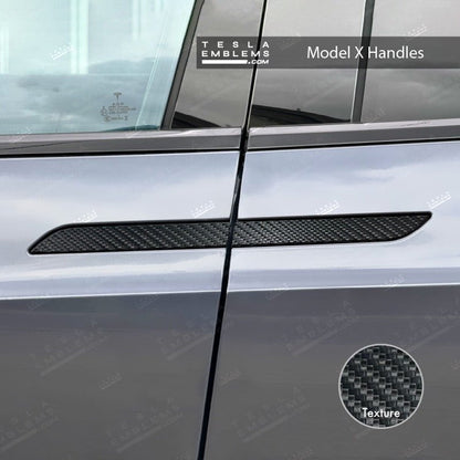 3M Carbon Fiber Tesla Door Handle Decals (4pcs)