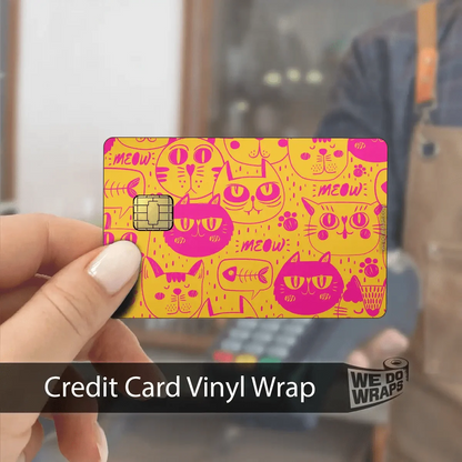 Pink Cats | NFC Key Card Wrap