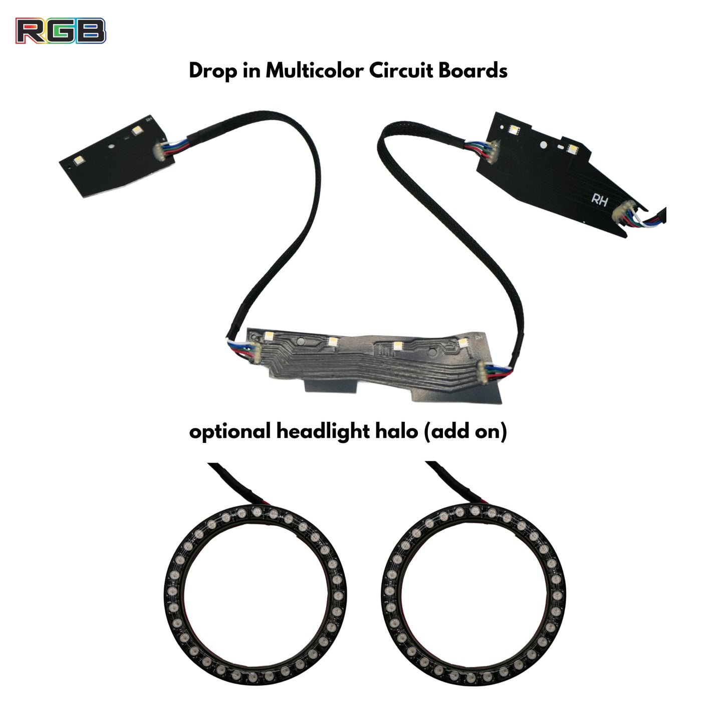 Chevrolet Camaro Flow Series Multicolor DRL Boards (2016-2018)