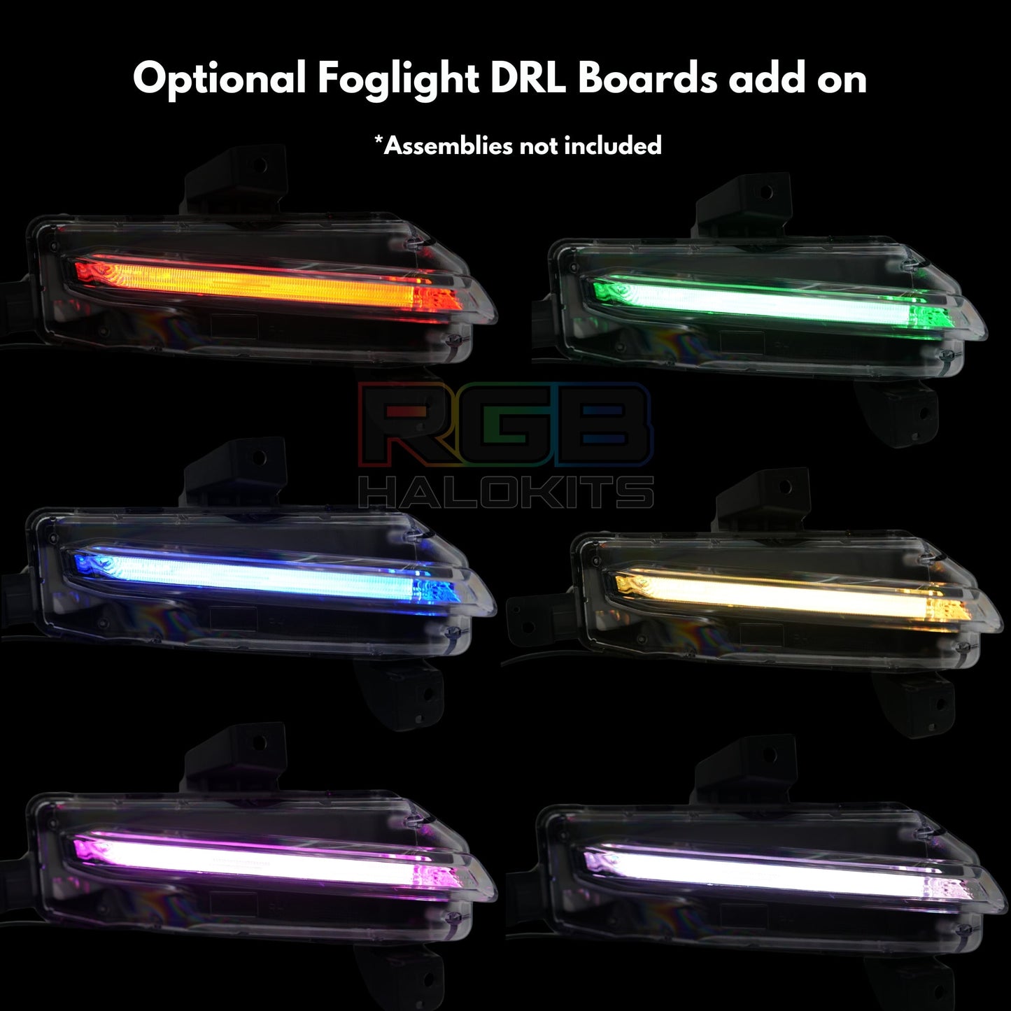 Chevrolet Camaro Flow Series Multicolor DRL Boards (2016-2018)