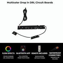 Chevrolet Silverado Multicolor Flow Series DRL Boards (2016-2018)