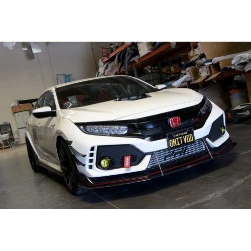 APR FRONT BUMPER CANARD: CIVIC TYPE R FK8 18+