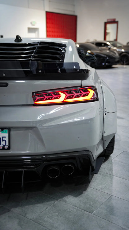 2016-2018 Chevy Camaro Smoke Stryker LED Taillights Sequential Turn Signals