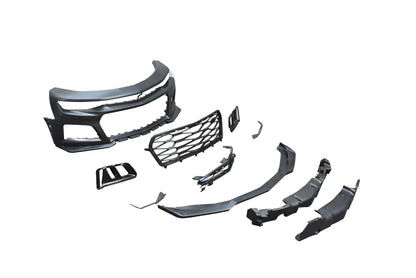 2019-2025 Chevy Camaro ZL1 Front Bumper Conversion 9pcs Full Kit for RS Headlights