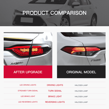 Toyota Corolla 2019-2024 Infinity LED Tail Lights