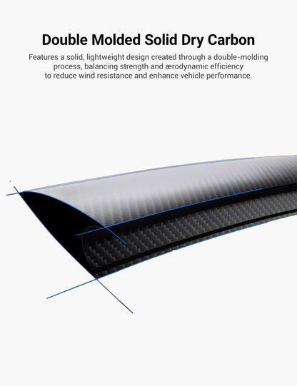 Performance Style Dry Carbon Fiber Spoiler for Model Y Juniper 2025+ | TESERY