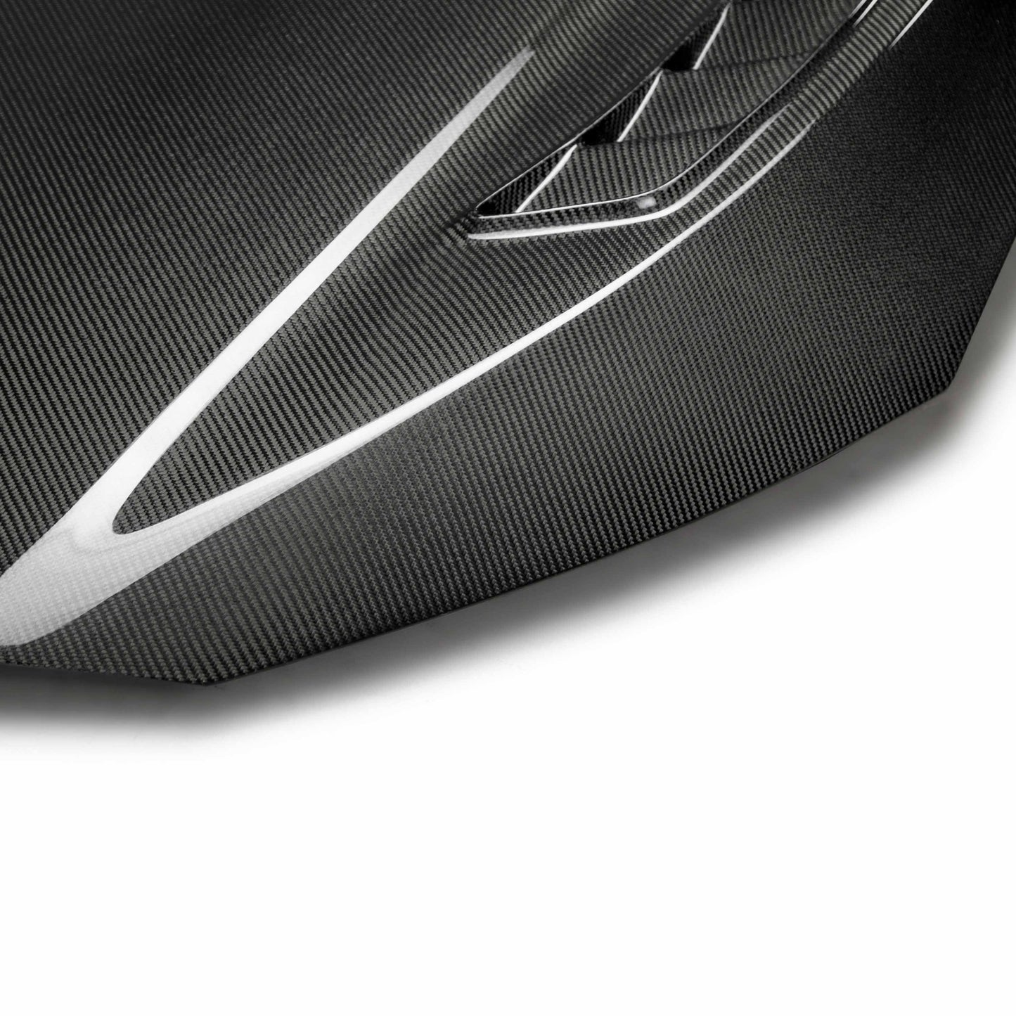 TSII-Style Carbon Fiber Hood For 2017-2021 Honda Civic Type R