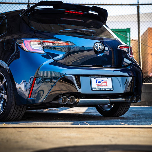 DC SPORTS EXHAUST: TOYOTA COROLLA HATCH 19+