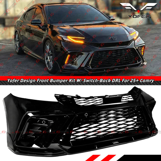Yofer Design Front Bumper Conversion Kit With Sequential DRL [2025-2026 Toyota Camry]