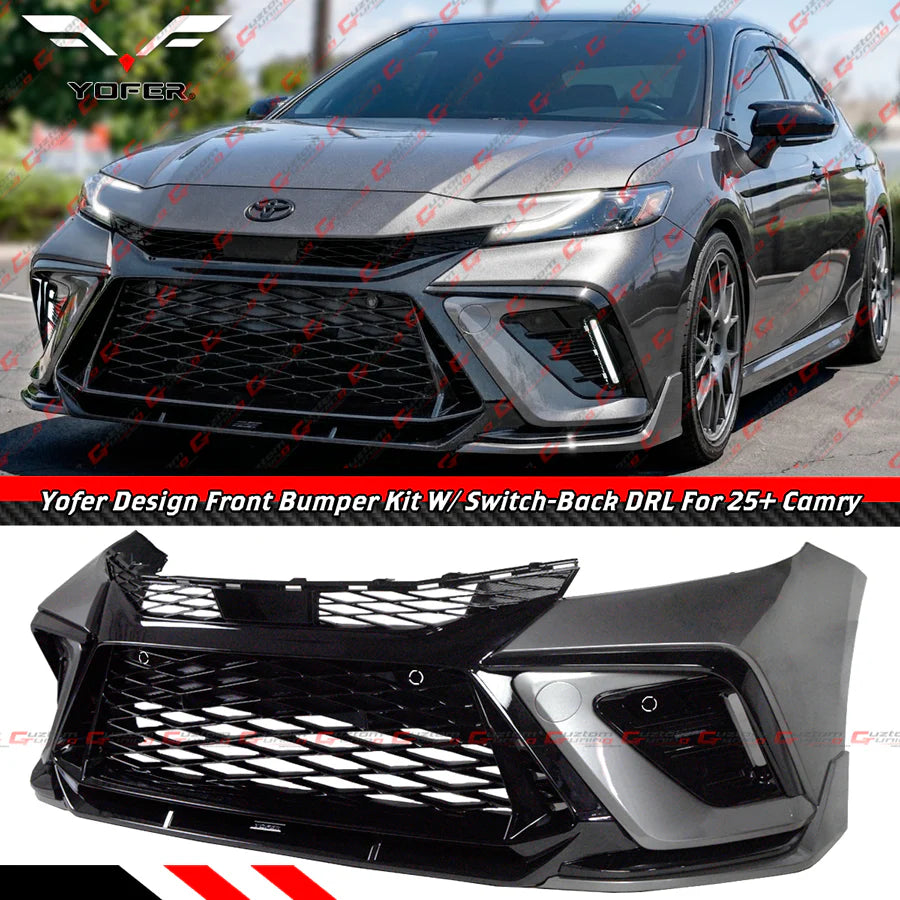 Yofer Design Front Bumper Conversion Kit With Sequential DRL [2025-2026 Toyota Camry]