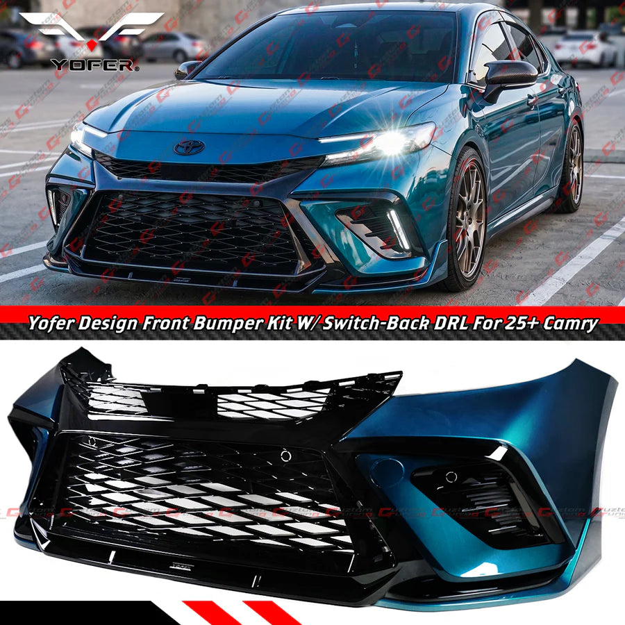 Yofer Design Front Bumper Conversion Kit With Sequential DRL [2025-2026 Toyota Camry]