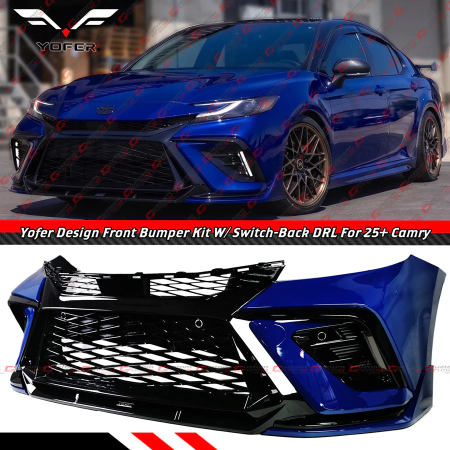 Yofer Design Front Bumper Conversion Kit With Sequential DRL [2025-2026 Toyota Camry]