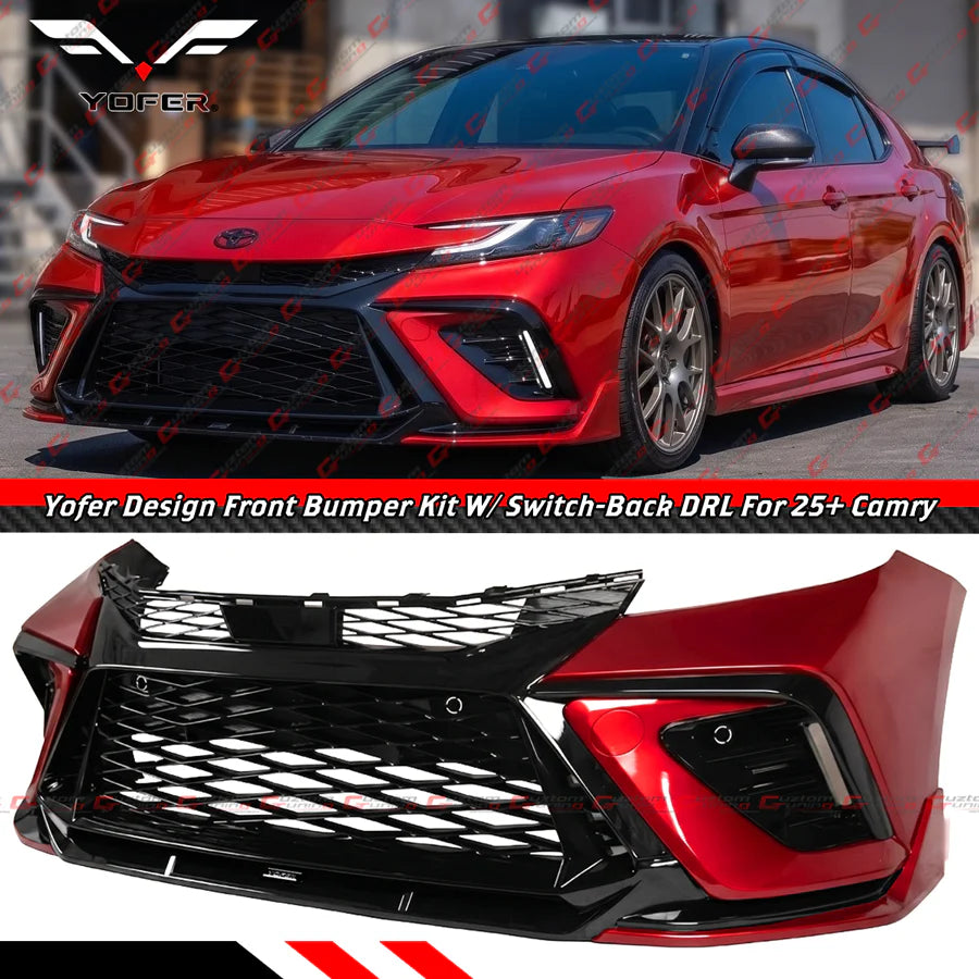 Yofer Design Front Bumper Conversion Kit With Sequential DRL [2025-2026 Toyota Camry]