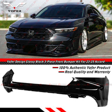 Yofer Design 3 Piece Front Bumper Replacement Kit [2023-2026 Honda Accord]