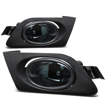 01-03 Honda Civic Fog Lights w/ Switch & H11 Bulb - Smoke
