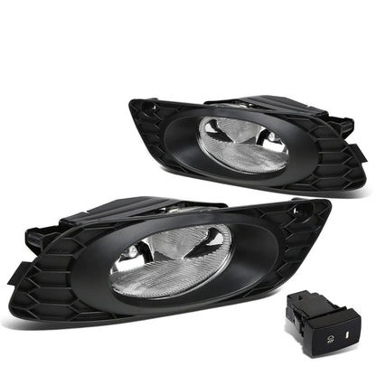 2012 Honda Civic 4-Door Fog Lights w/ Switch H11 Bulb Clear