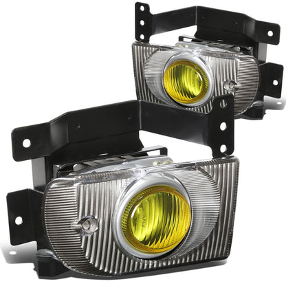 92-95 Honda Civic 4-Door Fog Lights w/ Switch - H3 Bulb Amber