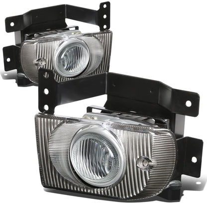 92-95 Honda Civic 4-Door Fog Lights w/ Switch & H3 Bulb - Clear