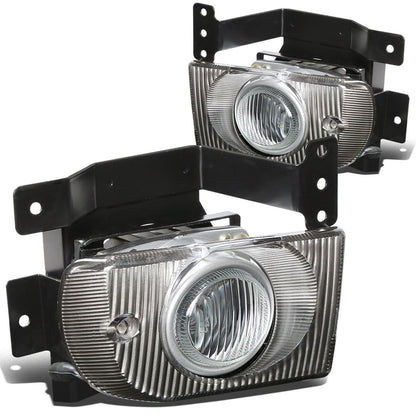 92-95 Honda Civic 4-Door Fog Lights w/ Switch & H3 Bulb - Clear