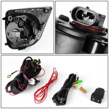 2013-2015 Honda Accord Coupe Fog Lights with Switch & Bezel