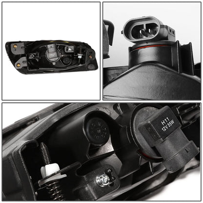 2012 Honda Civic 4-Door Fog Lights with Chrome Bezel & Switch H11