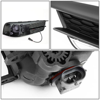 2016-2017 Honda Civic LED DRL Fog Lights w/ Switch & Amber H8 Bulb