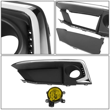2019-2020 Honda Civic Fog Lights with Switch & Chrome Bezel