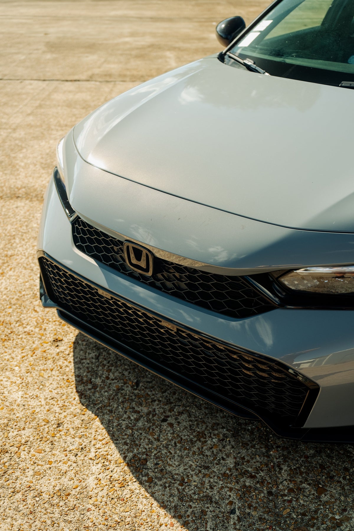 SWA 2025-2026 11.5th Gen Facelifted Civic Gloss Black Type R Style Upper Grille