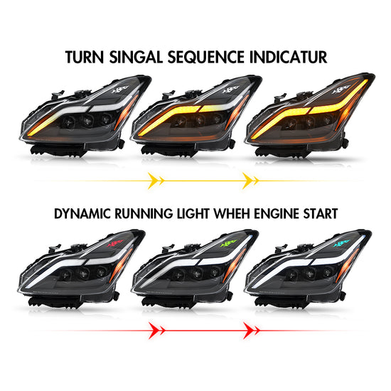 Infiniti G37 Coupe 2008-2015 LED Headlights