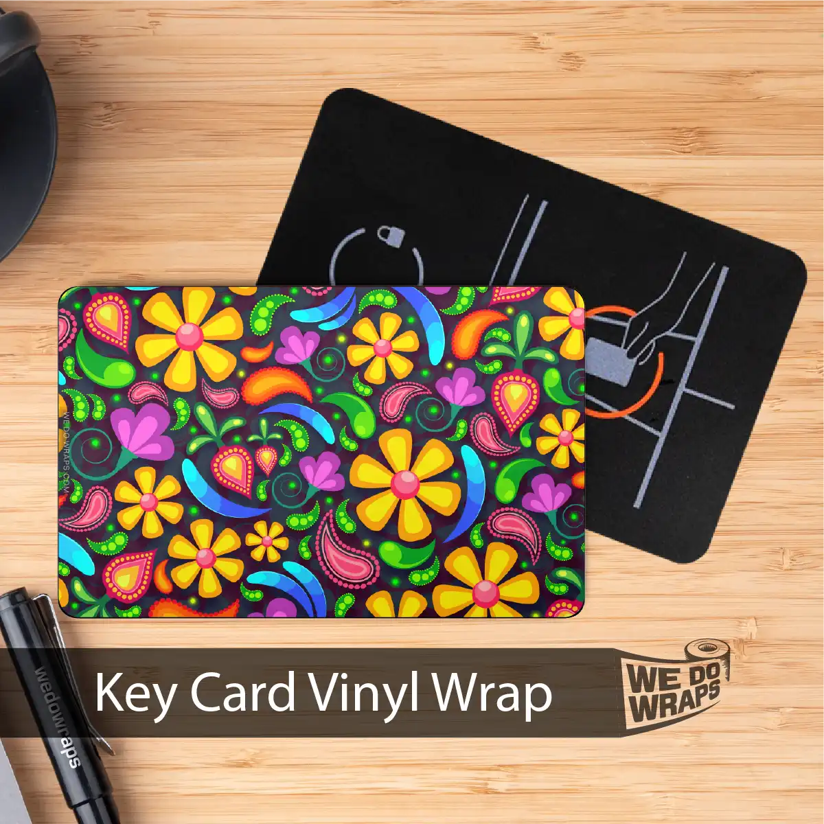 Groovy Bloom | NFC Key Card Wrap