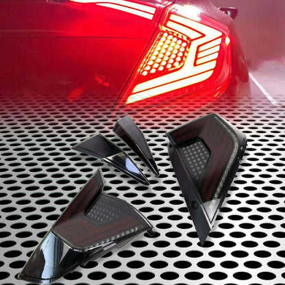 HRS 2017-21 Honda Civic 10th Gen Sedan LED Tail Lights V4