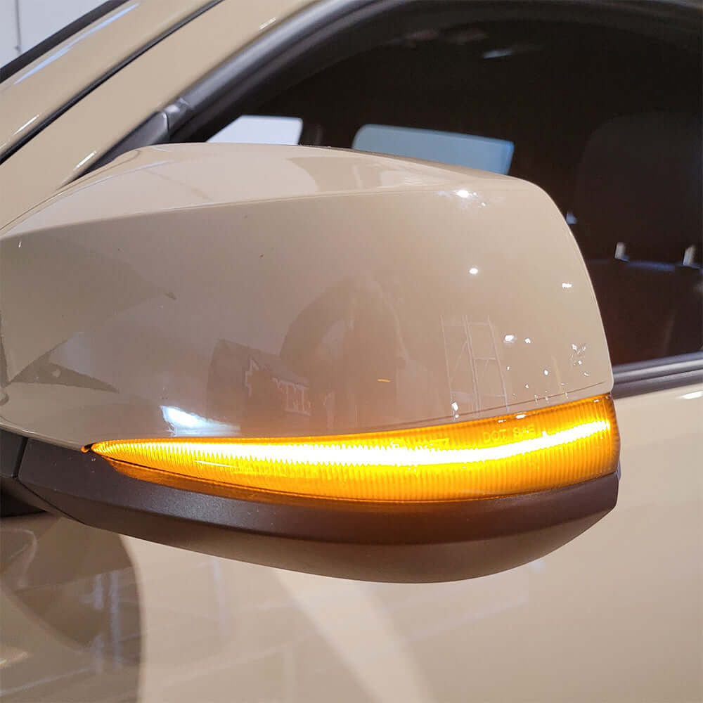 2016-2021 Toyota Tacoma LED Side Mirror Lights — Clear & Smoke