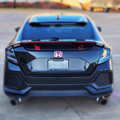 HRS 2017-21 Honda Civic 10th Gen Hatchback FK7 FK8 LED Tail Lights - V1