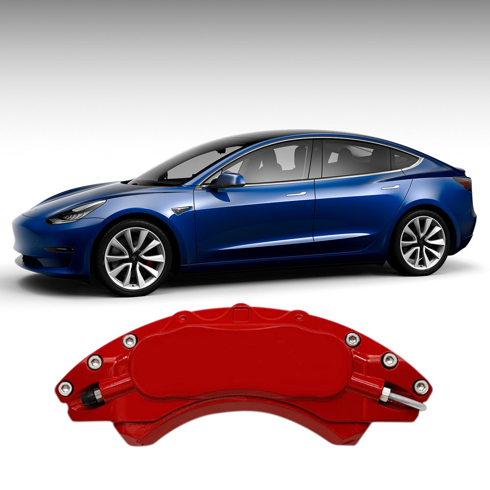2017-2022 Tesla Model 3 Caliper Covers — Red, Yellow, Black & White