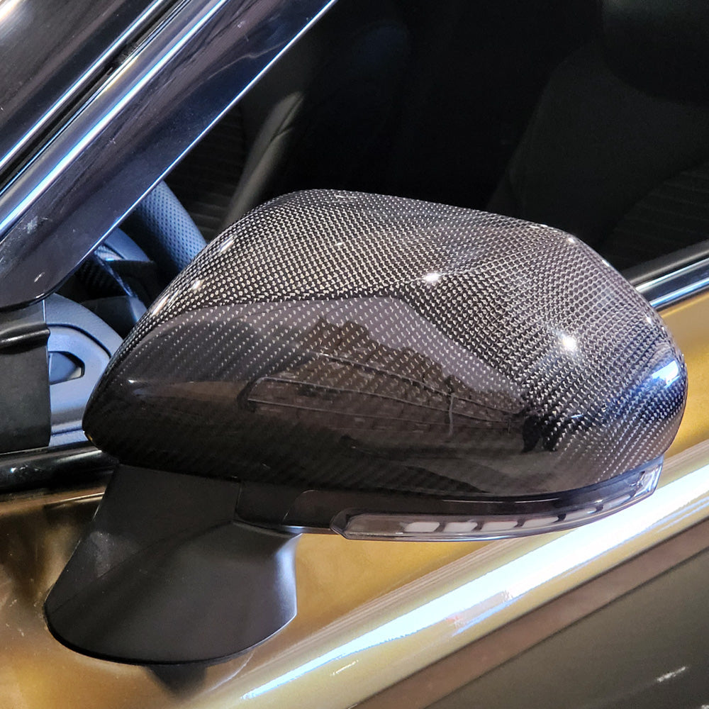 HRS 2018-20 Toyota Camry Carbon Fiber Mirror Replacement Caps