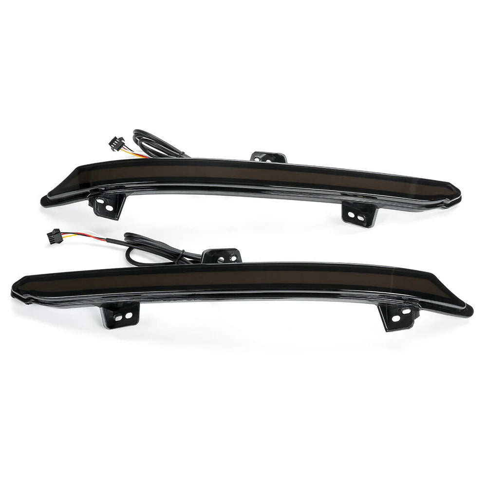 2018-22 Honda Accord Rear Bumper LED Reflectors - SMOKE