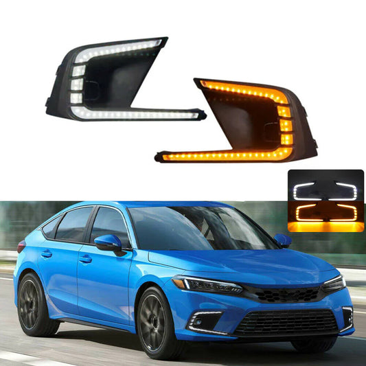 2022-24 Honda Civic 11th Gen Sedan/Hatchback DRL Plus Fog Lights - V1