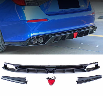 HRS 2022-26 Honda Civic 11th Gen Sedan Rear Diffuser - V3
