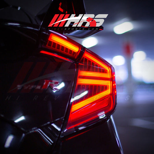 HRS 2017-21 Honda Civic 10th Gen Hatchback FK7 FK8 LED Tail Lights - V3