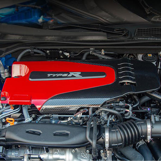 HRS – 2016-21 Honda Civic 10th Gen Sedan Hatchback Accord Type R Style Engine Cover