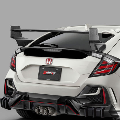 HRS 2017-21 Honda Civic 10th Gen Hatchback FK7 FK8 Mugen Style Carbon Fiber Spoiler