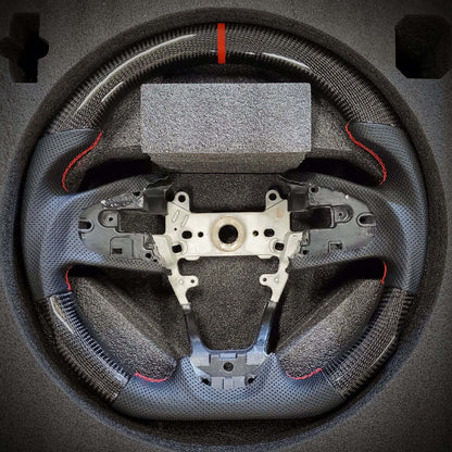 HRS 2016-21 Honda Civic 10th Gen Sedan FK7 FK8 Carbon Fiber Steering Wheel