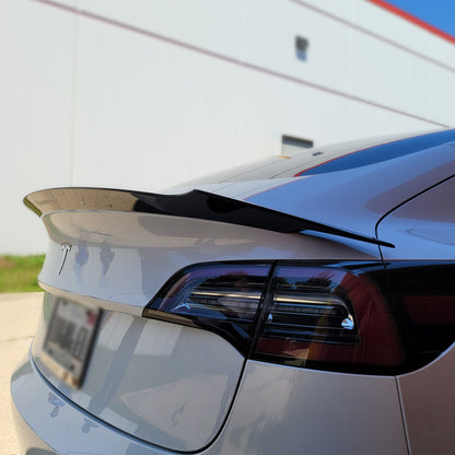 2017-2023 Tesla Model 3 Trunk Spoiler — Gloss Black