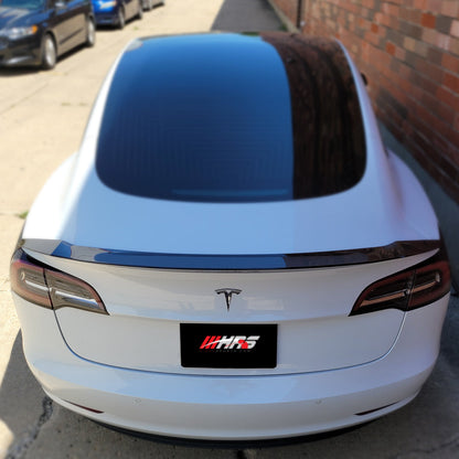 2017-2023 Tesla Model 3 Trunk Spoiler — Gloss Black